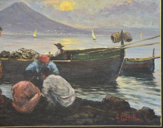 Dipinto Olio su Tavola Firmato A. Pontillo