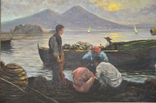 Dipinto Olio su Tavola Firmato A. Pontillo