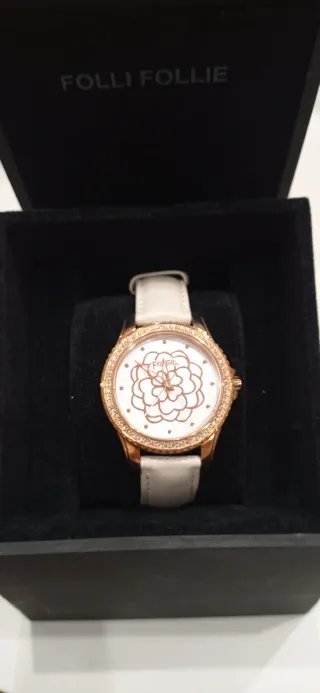 Reloj Folli Follie Mujer Beige/Oro Nuevo