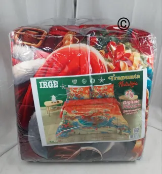 Trapunta natalizia cavallo a dondolo