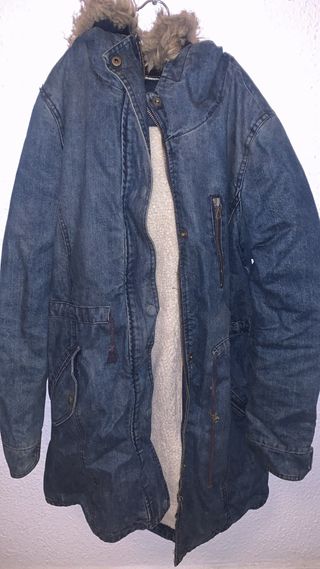 Abrigo vaquero con forro polar