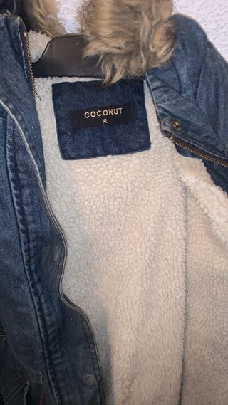 Abrigo vaquero con forro polar