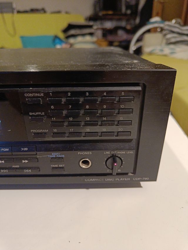 Reproductor CD Sony CDP-790 Negro