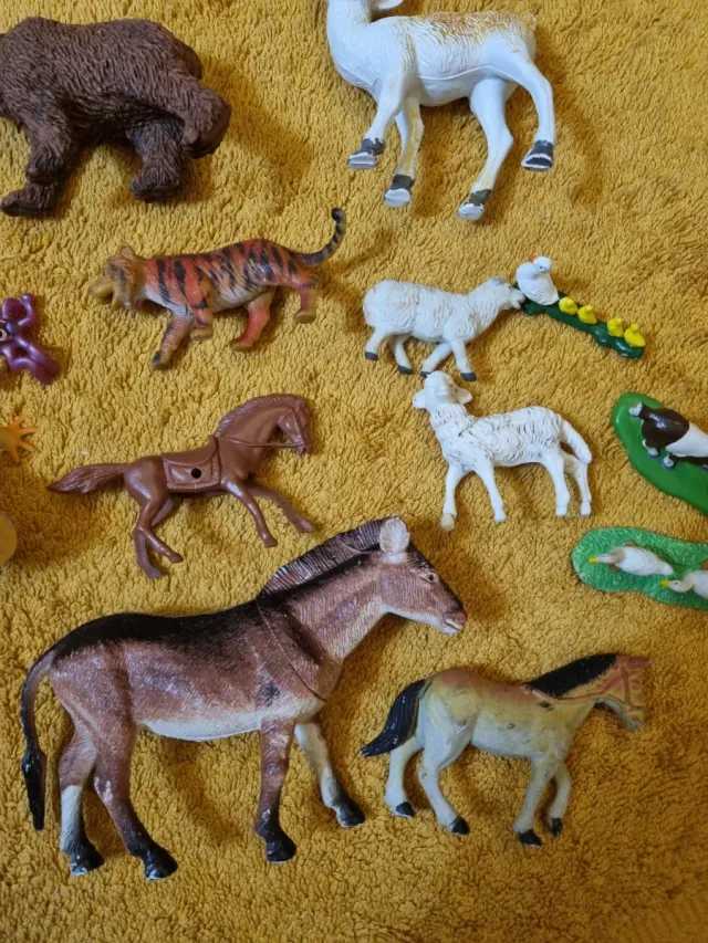 Figurini Vintage Animali Fattoria