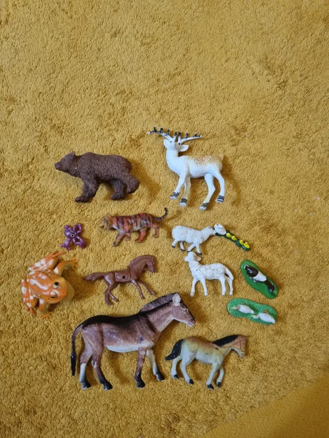 Figurini Vintage Animali Fattoria