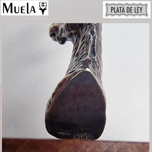 Muela figura de plata cabeza Cabra Montesa (11148)