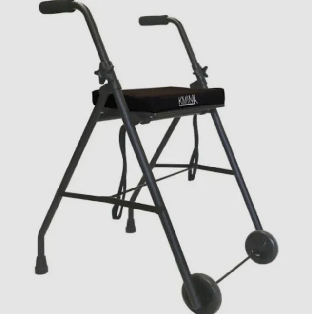Andador con asiento y ruedas