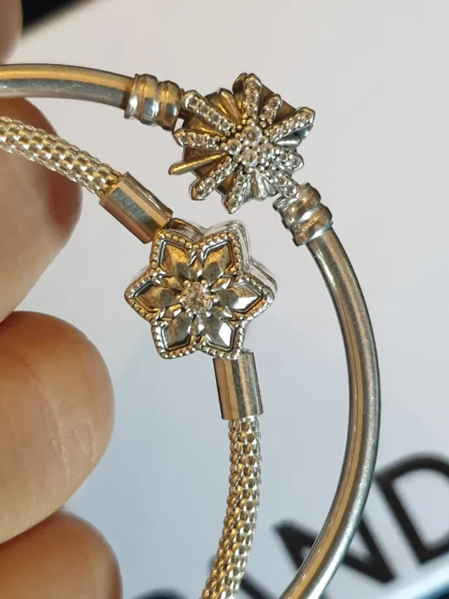 Bracciali Pandora Argento Fiocco di Neve