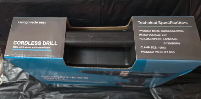 TALADRO CON 2 BATERIAS LITHIUM-ION CON MALETIN