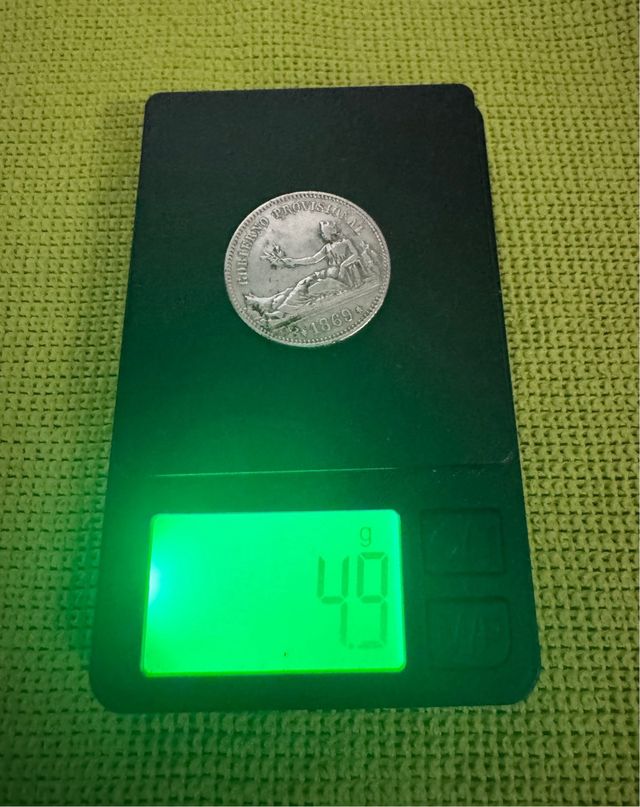 Moneda 1 pta 1869 Gobierno Provisional