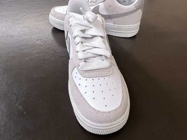 Nike Air Force 1 Gris Blanco Talla 38