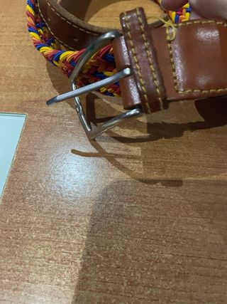 Cinturón trenzado multicolor