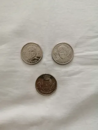 Lote 13 monedas Selección Española 2000.