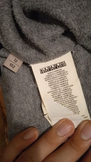 Giacca Napapijri verde con cappuccio