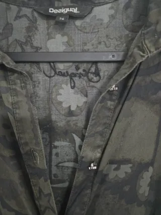 Vestido Desigual Talla 36 Estampado