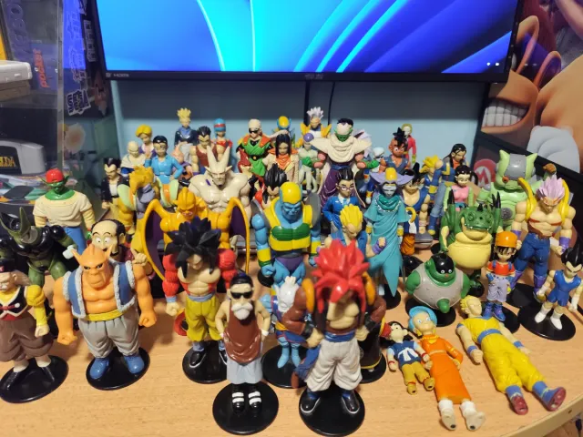 Muñecos dragón ball gt 1996 goma o pvc