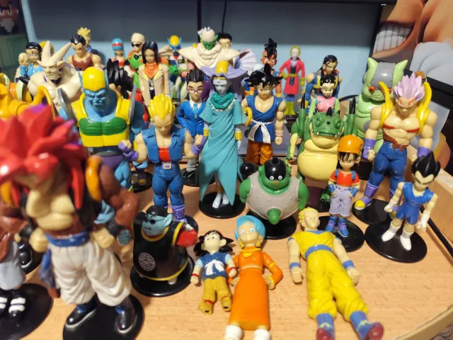 Muñecos dragón ball gt 1996 goma o pvc