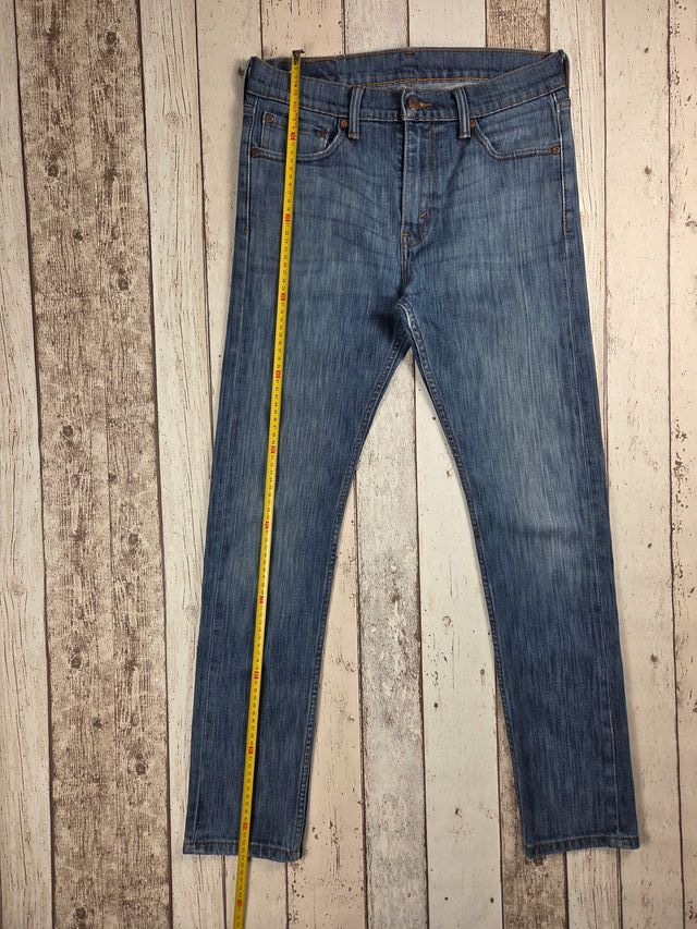 Jeans Levi's 510 Slim Fit Jeans Uomo W31 L32 Denim