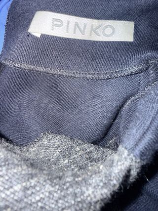 Vestito Pinko blu e grigio