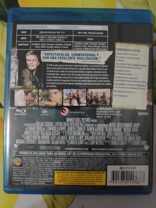 Blu-ray Diamante de Sangre