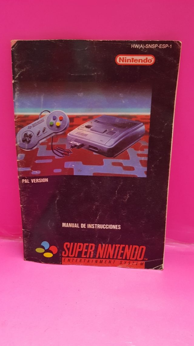 Manual Super Nintendo PAL Version