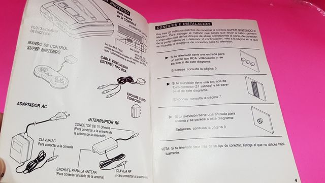 Manual Super Nintendo PAL Version