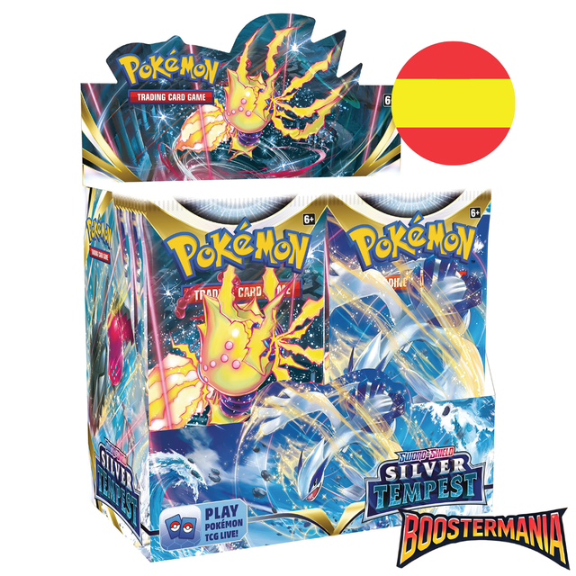 Caja Booster Pokémon Tempestad Plateada ESP
