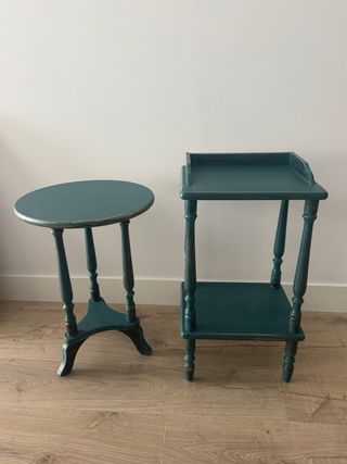 2 tavolini restaurati