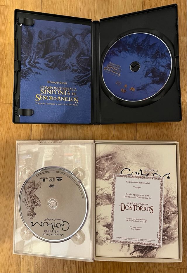 DVD El Señor de los Anillos Coleccionista