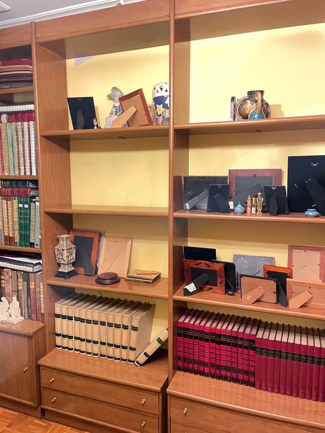 Estantería madera 4 cajones