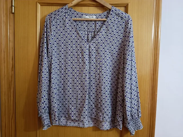 Camisa Sfera manga larga estampado geométrico