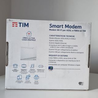 Smart Modem TIM Wi-Fi VDSL2 Fibra ADSL