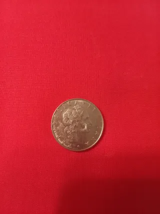 Moneta folcloristica metà lira metà franco