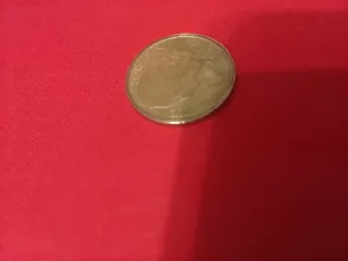 Moneta folcloristica metà lira metà franco