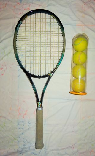 Raqueta vintage tenis Slazenger event 200 grafito