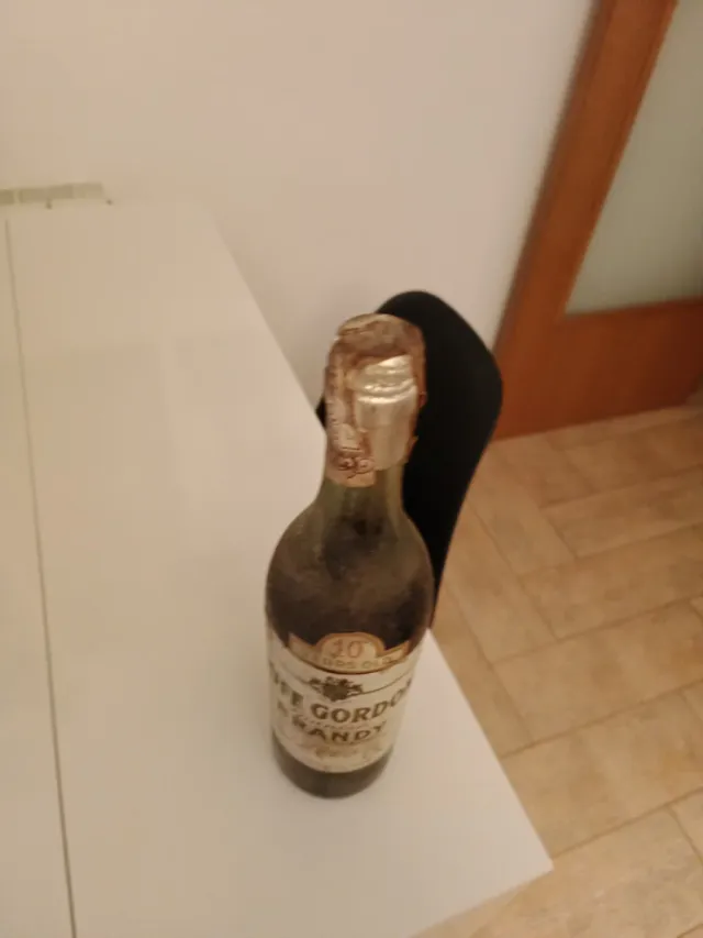 Bottiglia di brandy Duff Gordon Vecchia 10 anni