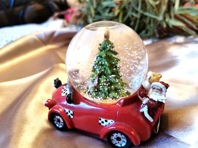 Bola de agua navidad