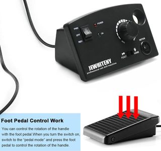 Máquina de Unhas Profissional JEWHITENY Preta