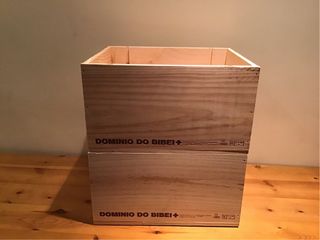 2 scatole di legno per la conservazione