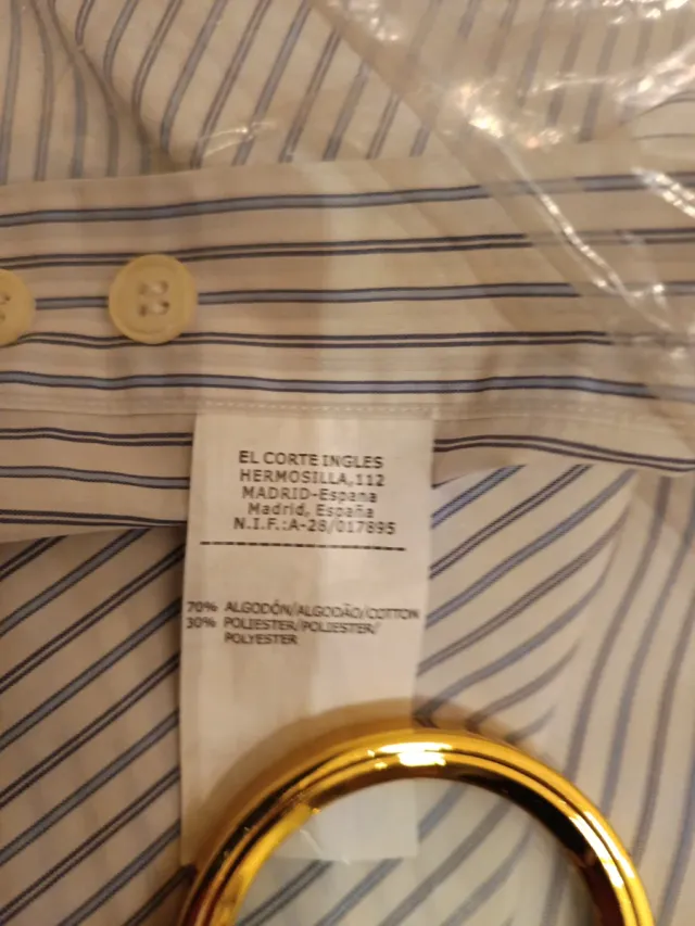 Lote 5 Camisas de Vestir,manga larga Talla 5