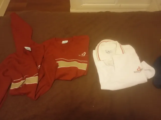 2 Jerséis Talla S y Polo Talla M Colegio Sagrad