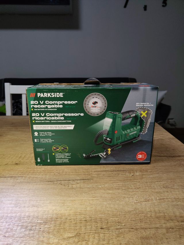 Compressore Parkside 20V ricaricabile