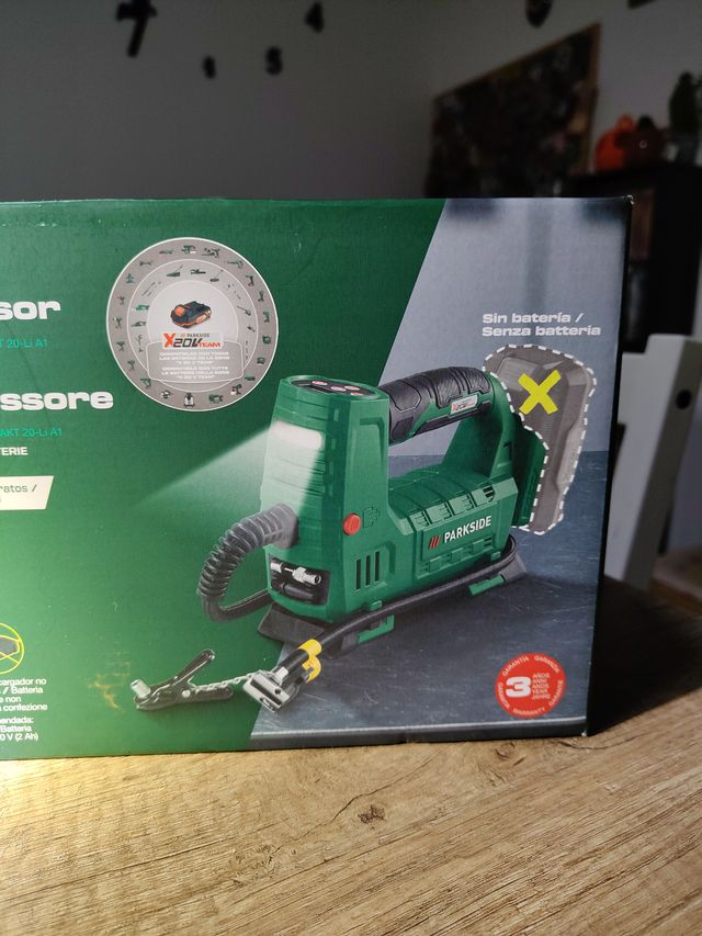 Compressore Parkside 20V ricaricabile