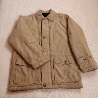 Chaquetón acolchado hombre beige