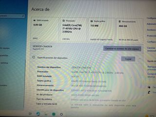 Portátil Acer Negro