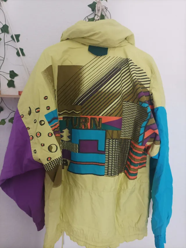 Chaqueta vintage tipo canguro 80s/90s