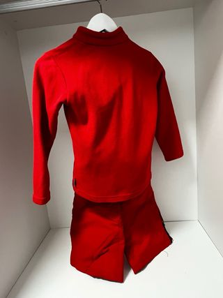 Conjunto Ropa Esquí Rojo. 128 cm. 8 años.
