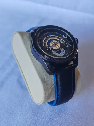 Orologio Joshua & Sons Uomo Nero Blu