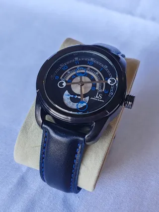 Orologio Joshua & Sons Uomo Nero Blu
