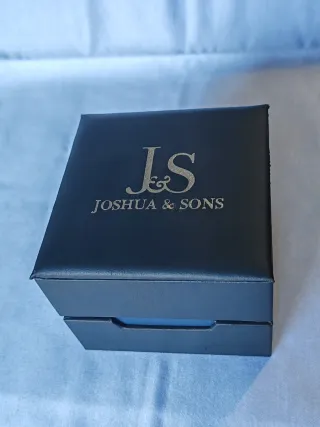 Orologio Joshua & Sons Uomo Nero Blu